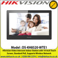 Hikvision - DS-KH8520-WTE1 Video Intercom Indoor Station with 10-Inch Touch Screen, Standard PoE, Views Live Videos of Door and Linked Cameras