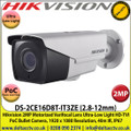 Hikvision - 2MP 2.8-12mm Motorized Varifocal Lens Ultra-Low Light HD-TVI PoC Bullet Camera, 40m IR Distance, IP67 Weatherproof, WDR,True Day/Night, Smart IR, EXIR 2.0 - DS-2CE16D8T-IT3ZE