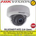 Hikvision - 2MP 2.8-12mm Motorized Varifocal Lens TVI Dome Camera, 30m IR Distance, IP65 Weatherproof, WDR, Smart IR, True Day/Night - DS-2CE56D7T-AITZ