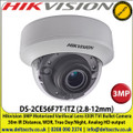 Hikvision - 3MP 2.8-12mm Motorized Varifocal Lens Indoor TVI Dome Camera, 30m IR Distance, WDR, EXIR, Smart IR, True Day/Night - DS-2CE56F7T-ITZ
