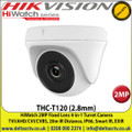 HiWatch - 2MP 2.8mm Fixed Lens 4-in-1 Turret Camera, Switchable TVI/AHD/CVI/CVBS, 20m IR Distance, IP66 Weatherproof, Smart IR, EXIR -THC-T120