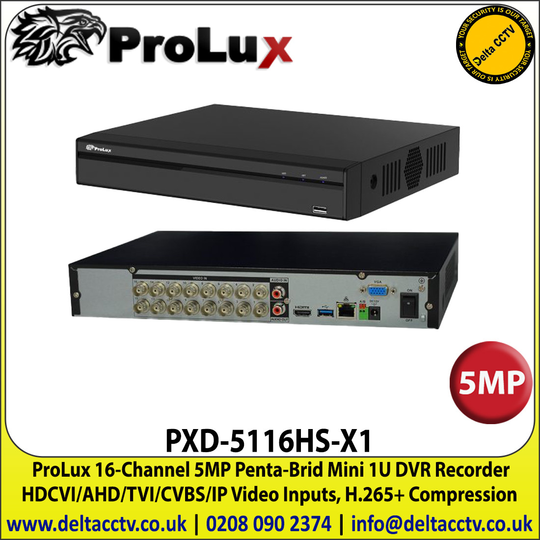 16 channel dvr with 16 store audio inputs