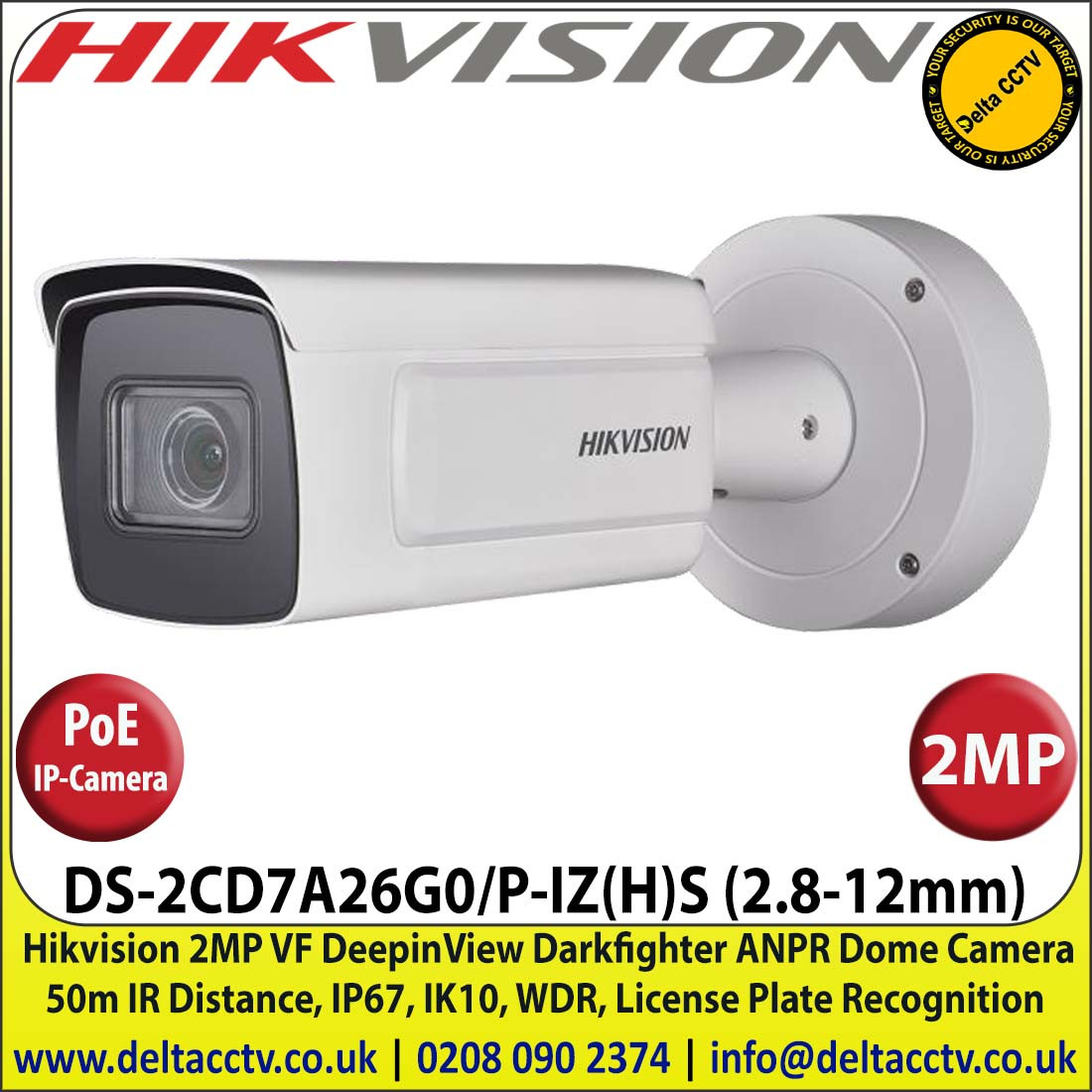 Hikvision anpr sale camera datasheet