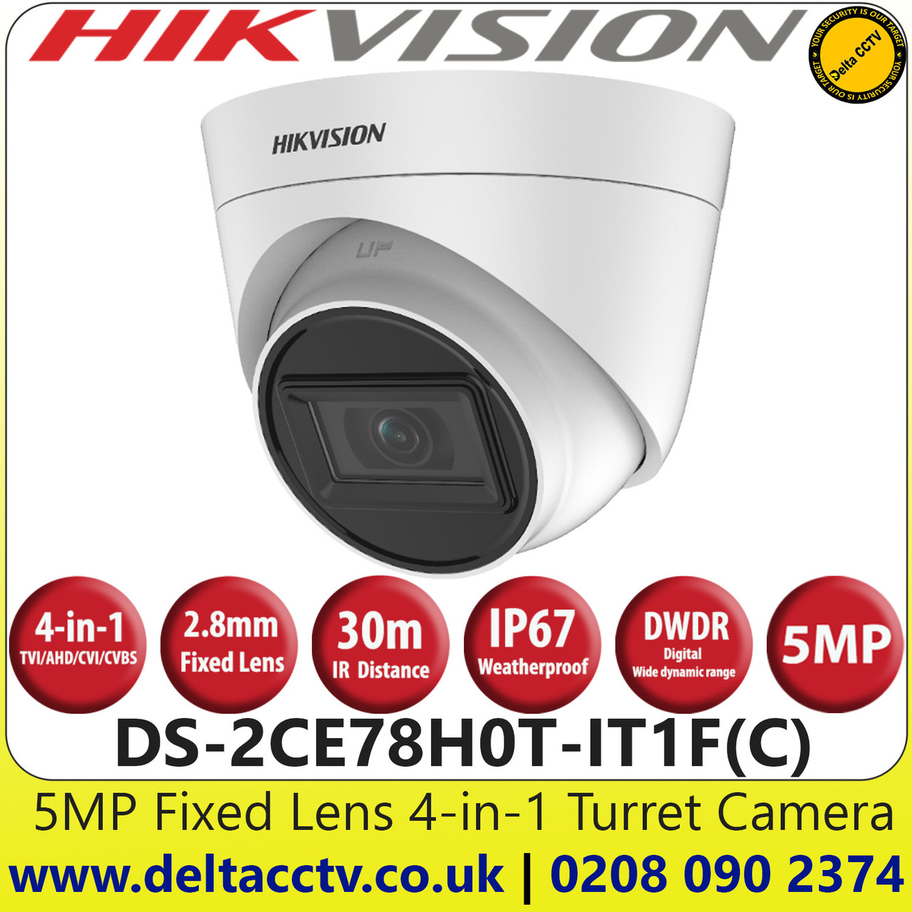 Hikvision sales tvi 5mp