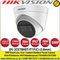 Hikvision DS-2CE78H0T-IT1F (C) 5MP 2.8mm Fixed Lens 4-in-1 Outdoor/Indoor Turret Camera, Switchable TVI/AHD/CVI/CVBS, 30m IR Distance, IP67 Weatherproof, Digital WDR 