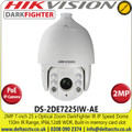 Hikvision DS-2DE7225IW-AE 2MP  7" 25 x Optical Zoom DarkFighter IR PoE Network Speed Dome PTZ CCTV Camera, 150m IR Range, IP Weatherproof, 120dB WDR 