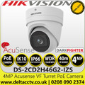 Hikvision 4MP AcuSense DarkFighter Motorized Varifocal Turret Network CCTV Camera - DS-2CD2H46G2-IZS (2.8-12mm)