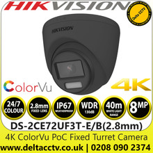 8mp turret 40m colorvu hikvision poc imaging 4k