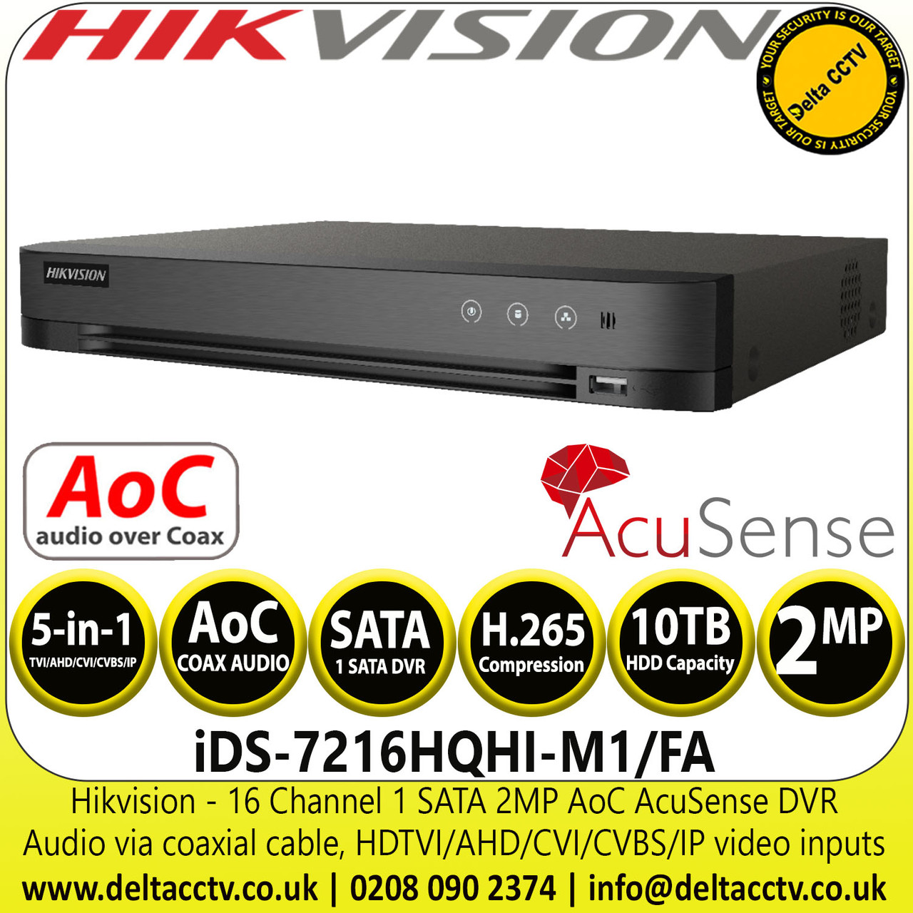 Hikvision 7216hqhi 2024