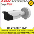Hikvision Thermal Network Bullet Camera - Temperature exception alarm for fire prevention - DS-2TD2137-10/PI