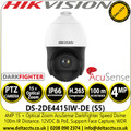 Hikvision 4MP PTZ Camera AcuSense 15 x Optical Zoom DarkFighter IR Network Speed Dome PTZ Camera - DS-2DE4415IW-DE(S5)
