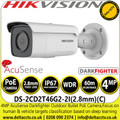 Hikvision 4MP AcuSense DarkFighter Outdoor PoE IP Network Bullet Camera - 2.8mm Lens - 60m IR Range -DS-2CD2T46G2-2I(2.8mm) (C )