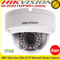 Hikvision DS-2CD2142FWD-I 4MP 4mm fixed Lens 30M IR IP Network POE ONVIF WDR CCTV  Dome Camera