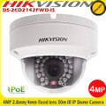 Hikvision DS-2CD2142FWD-IS 4MP 2.8mm/4mm fixed lens 30M IR PoE CCTV IP Network Dome Camera
