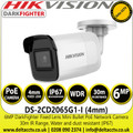 Hikvision 6MP Outdoor Darkfighter Nightvision Bullet IP Network Camera - 4mm Lens - 30m IR Range - DS-2CD2065G1-I