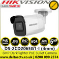 Hikvision DS-2CD2065G1-I 6MP Darkfighter Nightvision Bullet IP Network CCTV Camera - 4mm Lens - 30m IR Range 