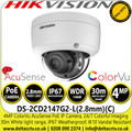 Hikvision DS-2CD2147G2-L(2.8mm)( C) 4MP ColorVu AcuSense Dome Network IP Camera - 2.8mm Lens - 30m White Light Range 