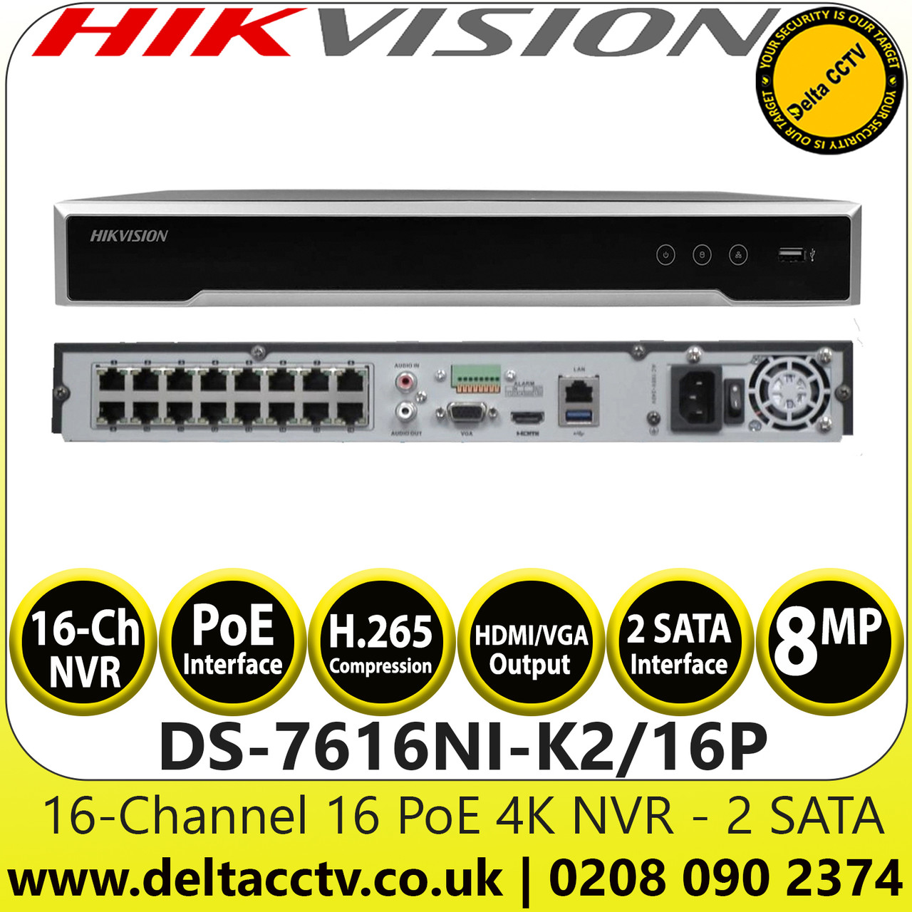 Hikvision 7616ni hot sale