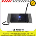 Hikvision DS-KM9503 Video Intercom Android Main Station - 10.1-inch IPS touch screen with resolution: 1280 × 800 - Power supply: standard PoE & 12 VDC 