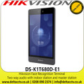 Hikvision DS-K1T680D-E1 Ultra Series Wall-Mounted Face Access Terminal - 8-inch touch screen with bezel-less design - Two-way audio with indoor station and main station 