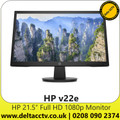 HP Full HD Monitor 21.5" (1 VGA, 1 HDMI) - Black - HP v22e 