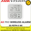 Hikvision AX PRO Series Wireless Temperature Detector - DS-PDTPH-E-WE  