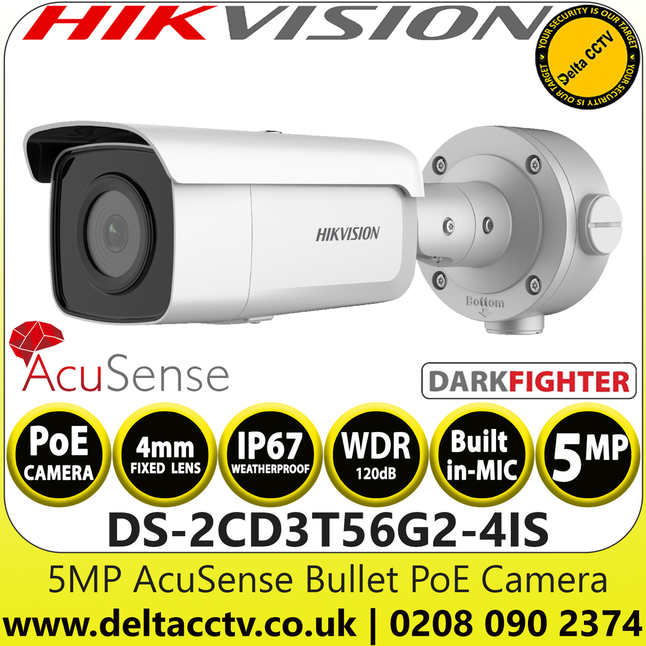 Hikvision darkfighter sale 5mp