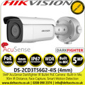Hikvision 5MP AcuSense Darkfighter Built in Mic Outdoor PoE IP Bullet Camera - DS-2CD3T56G2-4IS(4MM) (C)