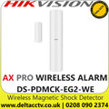 AX PRO Wireless Magnetic Shock Detector - 2 Wired Inputs Extension - Fully Remote Configurable Through App - DS-PDMCK-EG2-WE