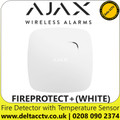 AJAX FIREPROTECT+(WHITE) Wireless Fire Detector with Temperature  &  Carbon Monoxide sensors  