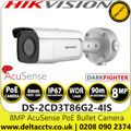Hikvision 8MP AcuSense Outdoor IP Network Bullet Camera , Day / Night, IP67, 120dB WDR, Darkfighter Technology - DS-2CD3T86G2-4IS(6mm)(C)
