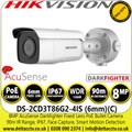 Hikvision 8MP IP PoE AcuSense Outdoor 4K Bullet Camera , Day / Night, IP67, 120dB WDR, Darkfighter Technology - DS-2CD3T86G2-4IS(6mm)(C)