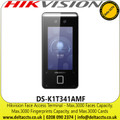 Hikvision Face Recognition Terminal - Two-way Audio with Client Software, Indoor Atation, and Main Station - DS-K1T341AMF 