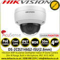 Hikvision DS-2CD2146G2-ISU AcuSense 4MP IR 2.8mm Fixed Lens DarkFighter Dome Network Camera, 30m IR, IP67, Built-in micro SD slot