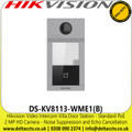 Hikvision Video Intercom Villa Door Station - Standard PoE - 2MP HD Camera - Noise Suppression and Echo Cancellation -  Tamper-proof - DS-KV8113-WME1(B) 