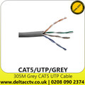 305M Cat5E Grey Internal Vista 4 Pair UTP PVC Sheath Cable (CAT5/UTP/GREY)