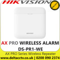 Hikvision AX PRO Series Wireless Repeater - Stable and Secure - 868MHz Two-way Wireless Communication - DS-PR1-WE