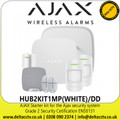 AJAX Starter Kit For The Ajax Security System - Kit consists of 1 x Hub2, 2 x MotionProtect, 1 x DoorProtect, 2 x SpaceControl, 1 x Street Siren DD, 1x Home Siren (HUB2KIT1MP(WHITE)/DD)
