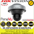 Hikvision 32MP 360° Stitched PanoVu Camera with PTZ - 40x Optical Zoom, 16x Digital Zoom -  250m IR Distance - DS-2DP3236ZIXS-D/440(F0)(P4)
