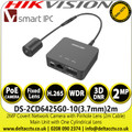 Hikvision 2MP Covert Network Camera with Pinhole Lens (2m Cable) - DS-2CD6425G0-10(3.7mm)2m