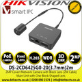 Hikvision 2MP Covert Network Camera with Block Lens (2M Cable) - DS-2CD6425G0-20(3.7mm)2m