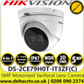 Hikvision DS-2CE79H0T-IT3ZF (C) 5MP Outdoor Nigh-vision 2.7 - 13.5mm Motorized Varifocal Lens TVI/AHD/CVI/CVBS Turret Camera, 40m IR Distance, IP67 Water and Dust Resistant