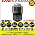 Hikvision 4MP TandemVu 42 x Optical Zoom Darkfighter PoE Network Speed Dome PTZ Camera with 30m IR Range - DS-2SF8C442MXS-DLW-24F0-P3