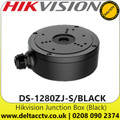 Hikvision DS-1280ZJ-S/Black Junction Box - Black - Weight  621g - Dimension Ø137 x 53.4 x 164.8mm 
