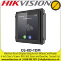 Hikvision DS-KD-TDM Touch Display Module with Mifare Card Reader - 4-inch touch screen, IP65, IK8 Dial Number Display, Pin Code & Card Unlock, Contact List Display 