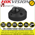 DS-2XM6726G0-IDS(2.8mm)(Black)(C) Hikvision Full HD 1080p 2MP IR Mobile Dome Network Camera in Black with 30m IR Range, IP67 Weatherproof, Vandal Resistant
