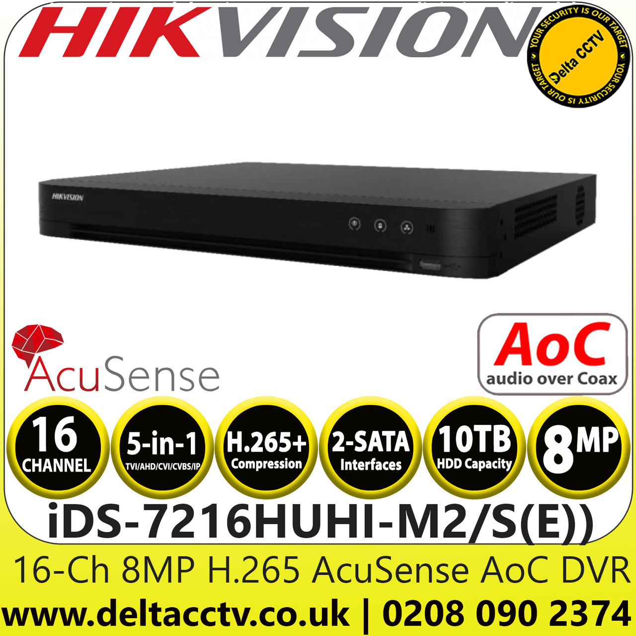 16 channel audio video 2024 dvr