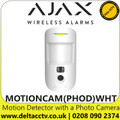 AJAX Motion Detector With A Photo Camera to Verify Alarms & Photo on Demand (MOTIONCAM(PHOD)WHITE )