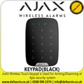 Ajax KEYPAD Black Wireless touch keypad is used for arming/disarming of Ajax security system