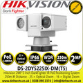 Hikvision 2MP Network DarkFighter Positioning System Camera with 25 × Optical Zoom, 16 × Digital Zoom, Up to 250 m IR Distance, 1/1.8" Progressive Scan CMOS, Low bit rate, True WDR, Defog, Smart IR - DS-2DY5225IX-DM(T5)